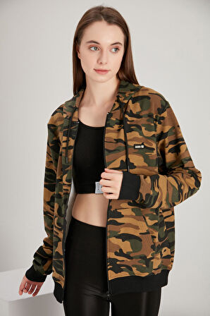 ALEXANDERGARDI FERMUARLI OVERSİZE SWEATSHİRT (E21-7290)