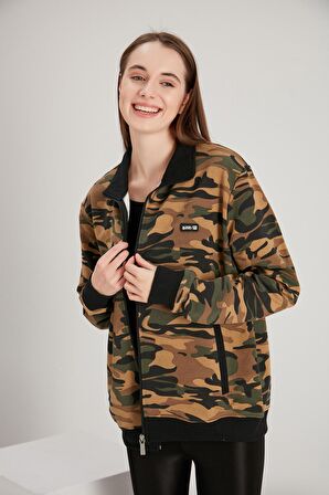 ALEXANDERGARDI FERMUARLI DİK YAKA SWEATSHİRT (E21-73000)