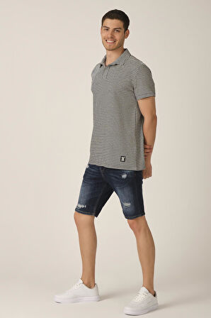 ALEXANDERGARDI DÜĞMESİZ POLO YAKA T-SHİRT (E21-84000)