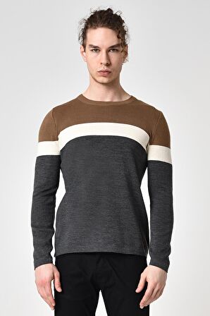 ALEXANDERGARDI RENK BLOKLU KAZAK (E22-5701)