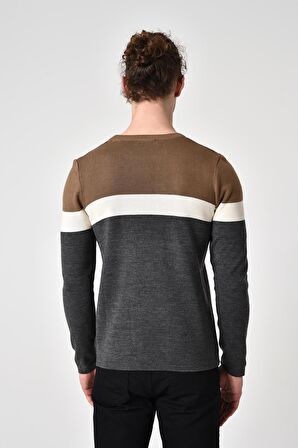 ALEXANDERGARDI RENK BLOKLU KAZAK (E22-5701)