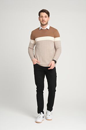 ALEXANDERGARDI RENK BLOKLU KAZAK (E22-5701)