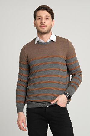 ALEXANDERGARDI ÇİZGİLİ KAZAK (E22-5702)