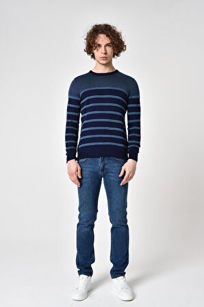 ALEXANDERGARDI ÇİZGİLİ KAZAK (E22-5702)