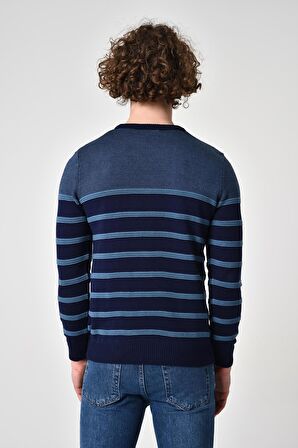 ALEXANDERGARDI ÇİZGİLİ KAZAK (E22-5702)