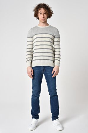 ALEXANDERGARDI ÇİZGİLİ KAZAK (E22-5702)