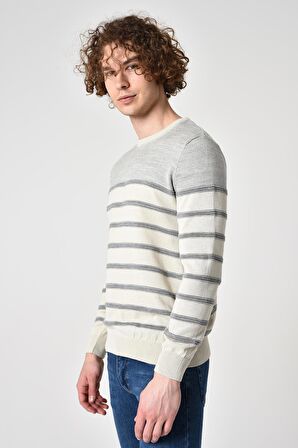 ALEXANDERGARDI ÇİZGİLİ KAZAK (E22-5702)