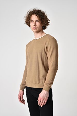 ALEXANDERGARDI BİSİKLET YAKA GARNİLİ KAZAK (E22-5704)