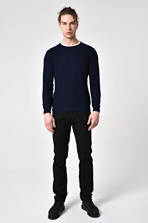 ALEXANDERGARDI BİSİKLET YAKA GARNİLİ KAZAK (E22-5704)