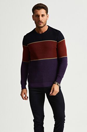 ALEXANDERGARDI RENK BLOKLU KAZAK (E22-5708)