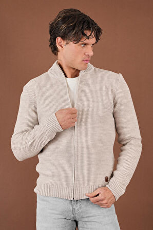 ALEXANDERGARDI DİK YAKA FERMUARLI TRİKO HIRKA (E22-5714)