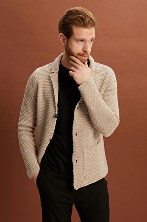 ALEXANDERGARDI DÜĞMELİ TRİKO HIRKA (E22-5715)