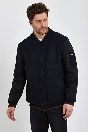 ALEXANDERGARDI KOLU CEP DETAYLI YÜNLÜ MONT (E22-623A)