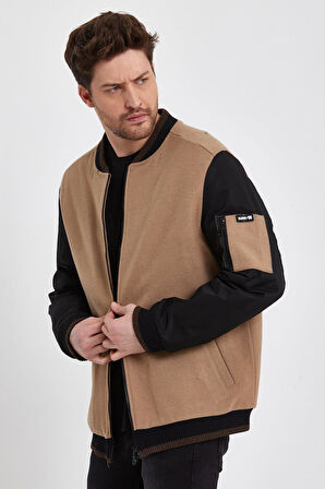 ALEXANDERGARDI KOLU CEP DETAYLI YÜNLÜ MONT (E22-623A)