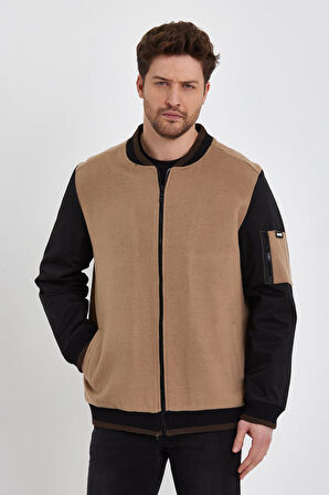 ALEXANDERGARDI KOLU CEP DETAYLI YÜNLÜ MONT (E22-623A)