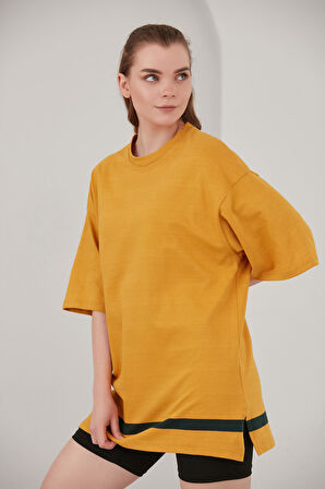 ALEXANDERGARDI PAMUKLU OVERSİZE T-SHİRT (B22-70400)