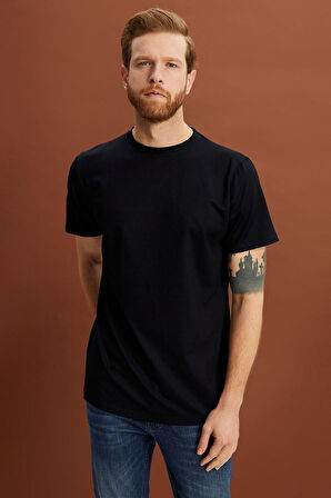 ALEXANDERGARDI REGULAR FİT BİSİKLET YAKA T-SHİRT (E22-71902)