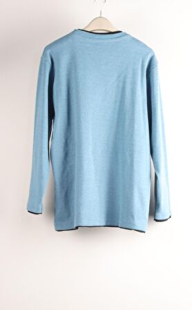 ALEXANDERGARDI BİSİKLET YAKA GARNİLİ SWEATSHİRT (E22-72300)