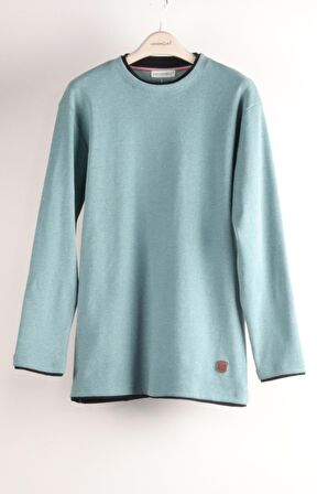 ALEXANDERGARDI BİSİKLET YAKA GARNİLİ SWEATSHİRT (E22-72300)