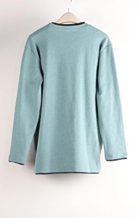 ALEXANDERGARDI BİSİKLET YAKA GARNİLİ SWEATSHİRT (E22-72300)