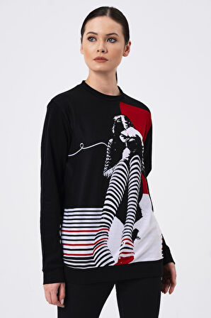 ALEXANDERGARDI BASKILI SWEATSHIRT (E22-732A-WN)