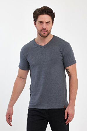 ALEXANDERGARDI V-YAKA STREÇ BASİC T-SHİRT (E22-74600)