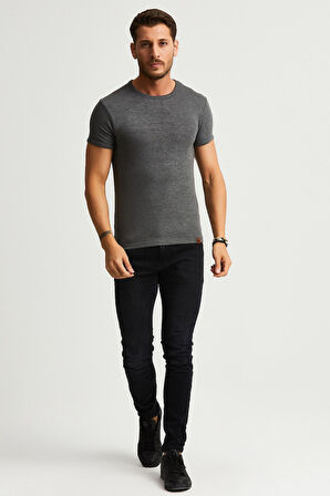 ALEXANDERGARDI SLİM FİT BASİC T-SHİRT (E22-746A)