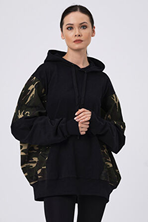 ALEXANDERGARDI KAPÜŞONLU OVERSİZE SWEATSHIRT (E22-75200)