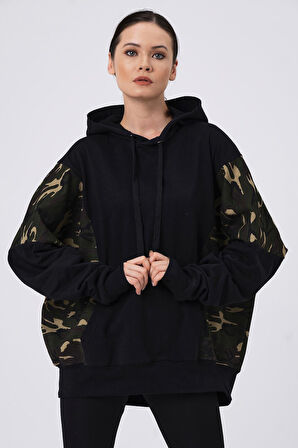 ALEXANDERGARDI KAPÜŞONLU OVERSİZE SWEATSHIRT (E22-75200)