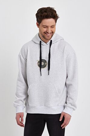 ALEXANDERGARDI CEPLİ BASKILI KAPÜŞONLU SWEATSHIRT (E22-757A-03)