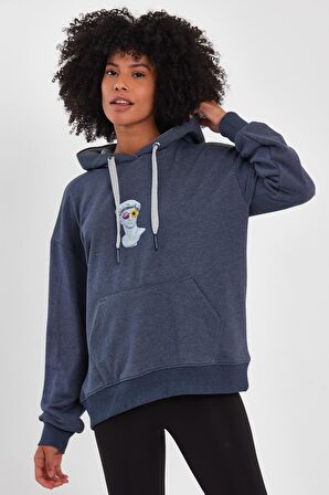 ALEXANDERGARDI BASKILI KAPÜŞONLU COMFORT FİT SWEATSHIRT (E22-757A-04)