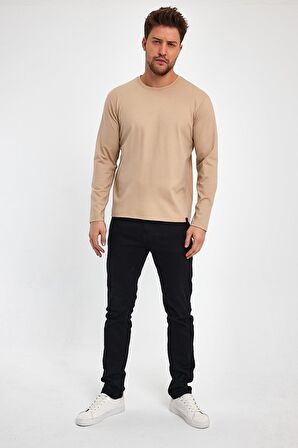 ALEXANDERGARDI BİSİKLET YAKA BASİC REGULAR FİT SWEATSHİRT (E23-00160 00)