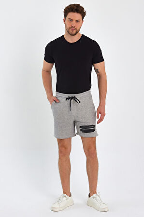 ALEXANDERGARDI BELİ BAĞLAMALI BASKILI ŞORT (E23-0018)