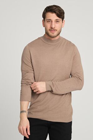 ALEXANDERGARDİ BALIKÇI YAKA DESENLİ KAZAK(E21-18119)