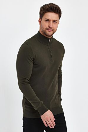 ALEXANDERGARDI YARIM BALIKÇI FERMUARLI YAKA KAZAK (E23-6701)