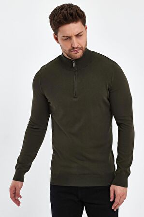 ALEXANDERGARDI YARIM BALIKÇI FERMUARLI YAKA KAZAK (E23-6701)