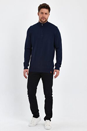 ALEXANDERGARDI YARIM BALIKÇI FERMUARLI YAKA KAZAK (E23-6701)