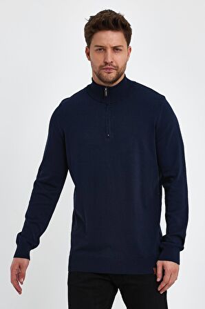 ALEXANDERGARDI YARIM BALIKÇI FERMUARLI YAKA KAZAK (E23-6701)