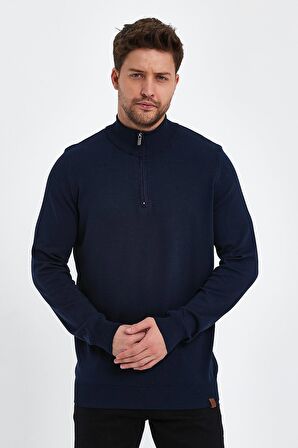 ALEXANDERGARDI YARIM BALIKÇI FERMUARLI YAKA KAZAK (E23-6701)