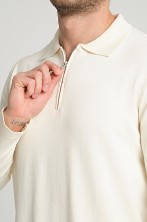 ALEXANDERGARDI FERMUARLI POLO YAKA KAZAK (E23-6702)