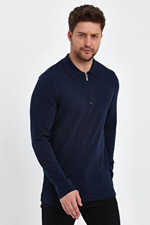 ALEXANDERGARDI FERMUARLI POLO YAKA KAZAK (E23-6702)