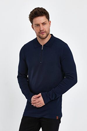 ALEXANDERGARDI FERMUARLI POLO YAKA KAZAK (E23-6702)