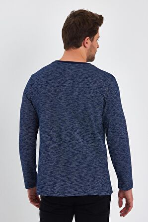 AEXANDERGARDI BASKILI YANI YIRTMAÇLI SWEATSHIRT (E23-75101)