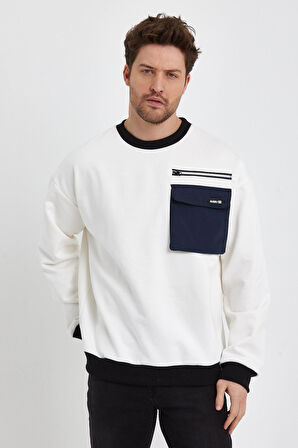 ALEXANDERGARDI CEP DETAYLI SWEATSHİRT(E23-75500)