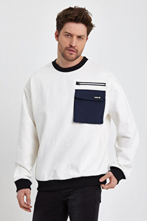 ALEXANDERGARDI CEP DETAYLI SWEATSHİRT(E23-75500)