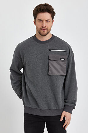 ALEXANDERGARDI CEP DETAYLI SWEATSHİRT(E23-75500)