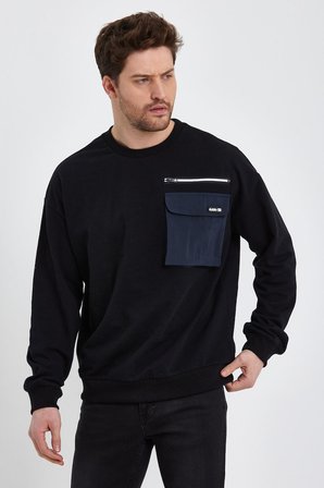 ALEXANDERGARDI CEP DETAYLI SWEATSHİRT(E23-75500)