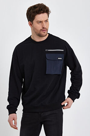 ALEXANDERGARDI CEP DETAYLI SWEATSHİRT(E23-75500)