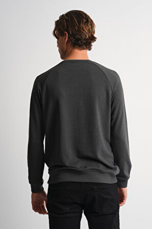 ALEXANDERGARDI Bisiklet Yaka Baskılı Sweatshirt