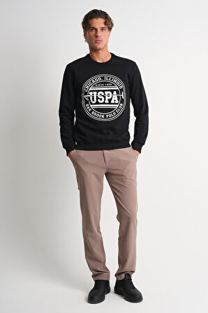 ALEXANDERGARDI Bisiklet Yaka Baskılı Sweatshirt